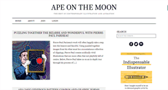 Desktop Screenshot of apeonthemoon.com