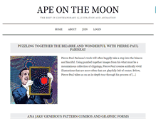 Tablet Screenshot of apeonthemoon.com